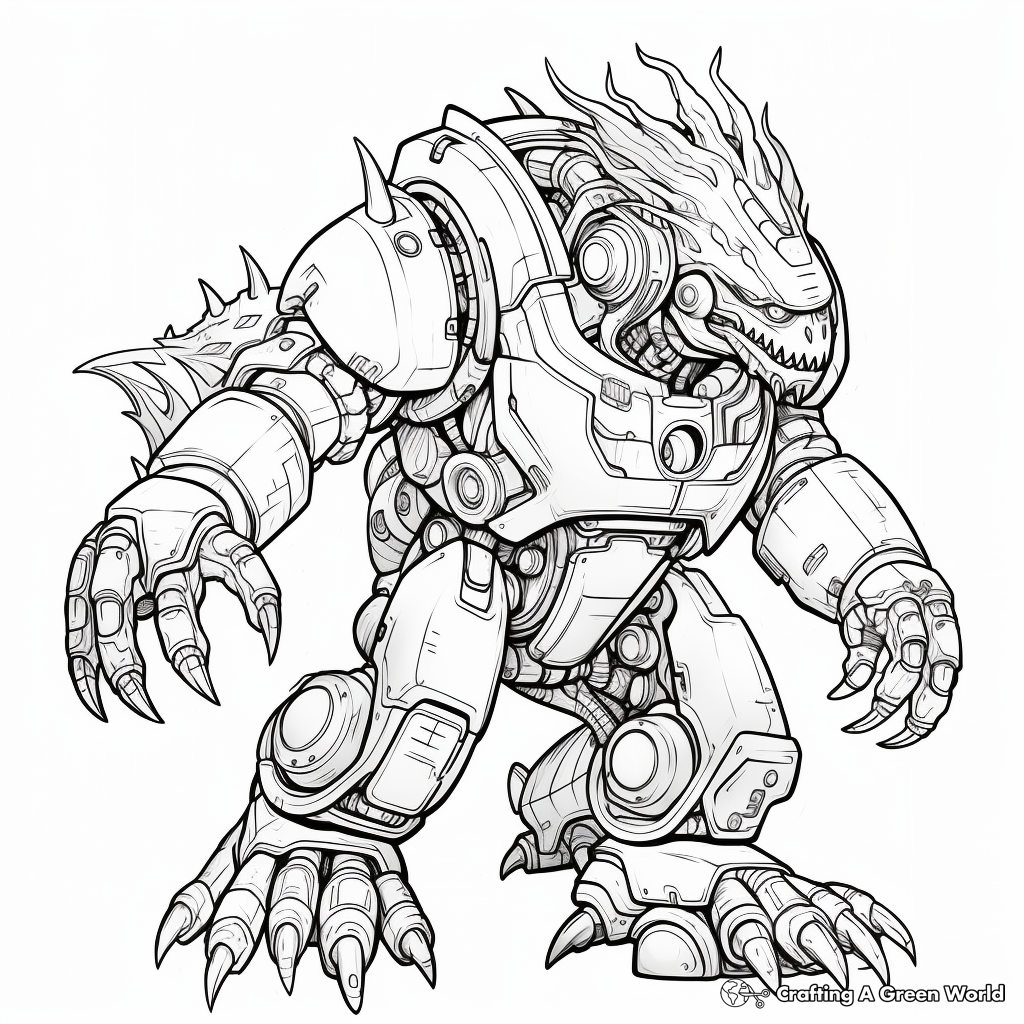 Godzilla coloring pages