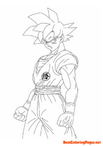 Dragon ball coloring pages