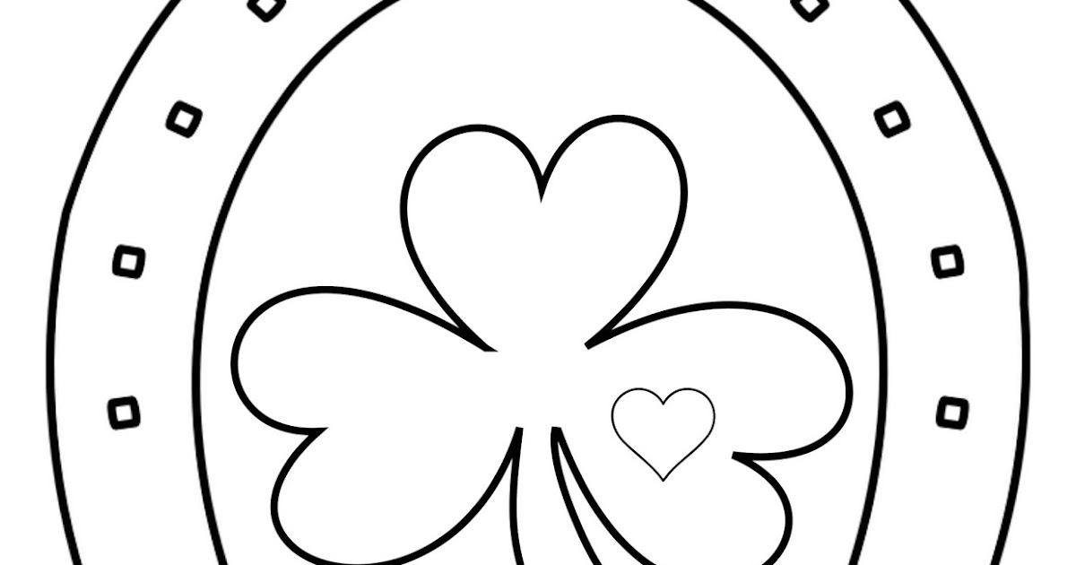 Cjo photo st patricks day coloring page luck of the irish