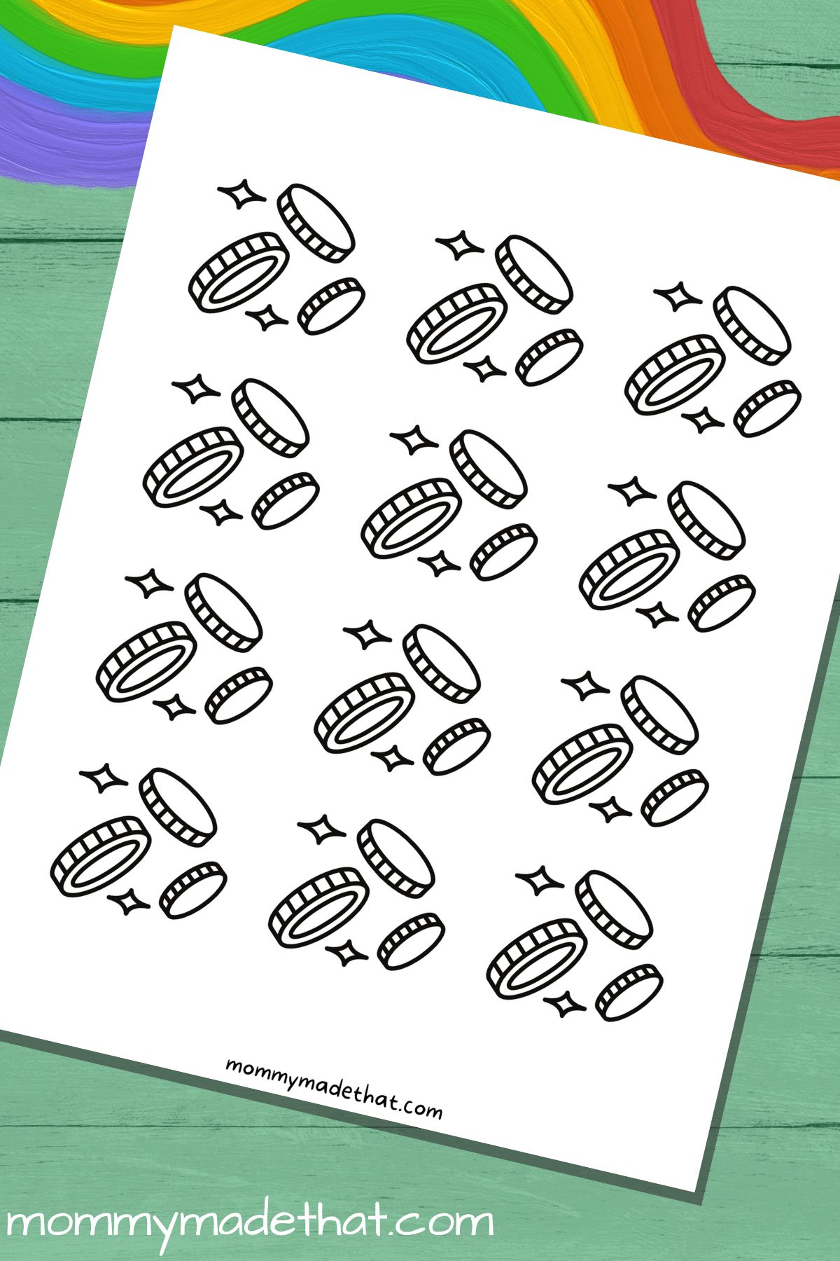 Printable pot of gold templates lots of free outlines
