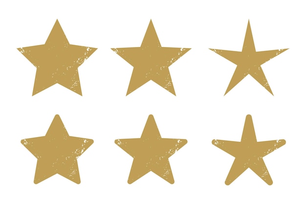 Page golden star vectors illustrations for free download