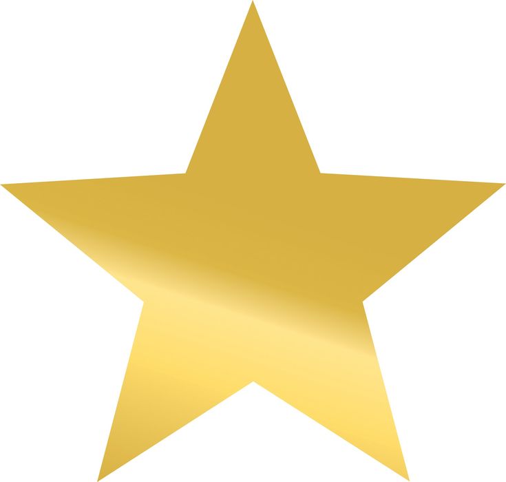 Gold star template