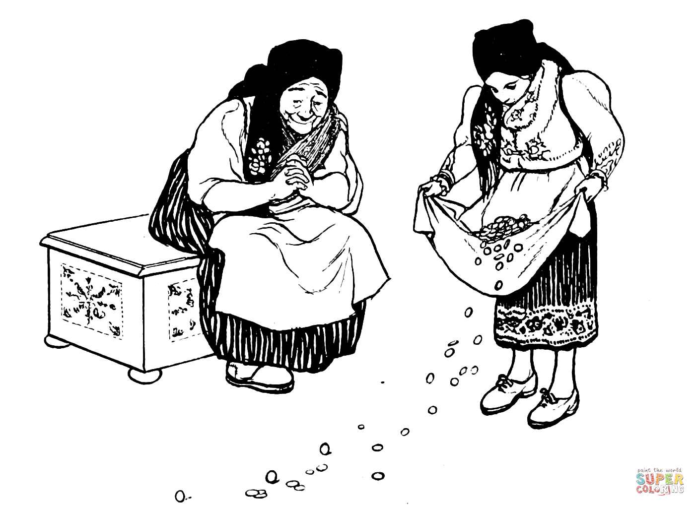 The little stars of gold coloring page free printable coloring pages