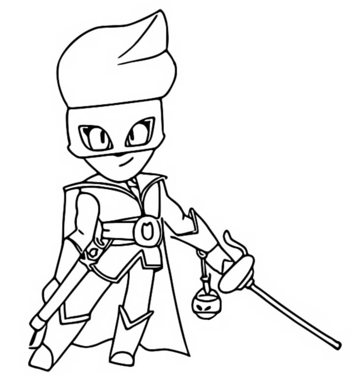 Coloring page brawl stars season goldarmgang amber de la vega