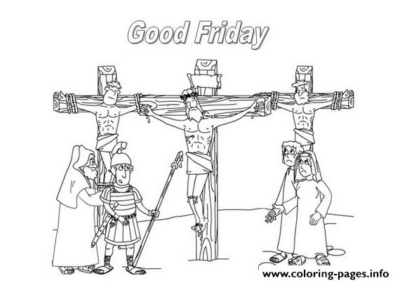 Good friday coloring page printable