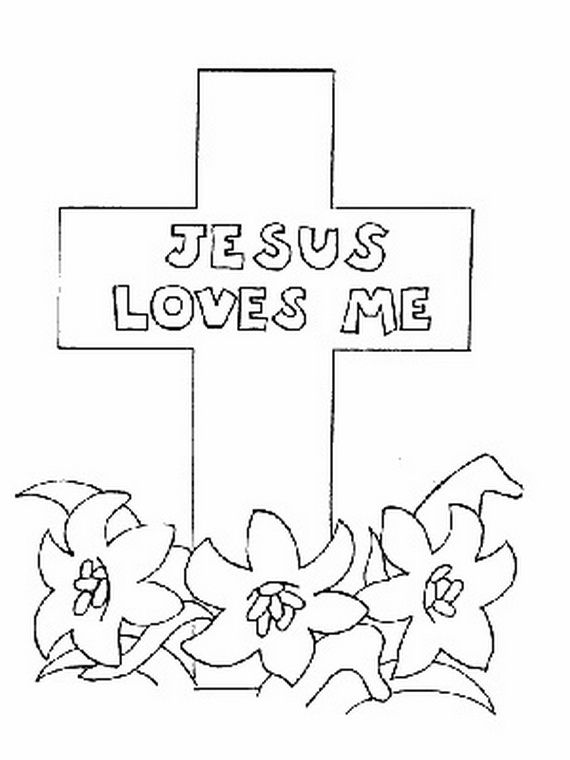 Good friday coloring pages and pintables for kids