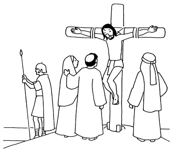 Printable good friday coloring pages chemin de croix bon vendredi coloriage