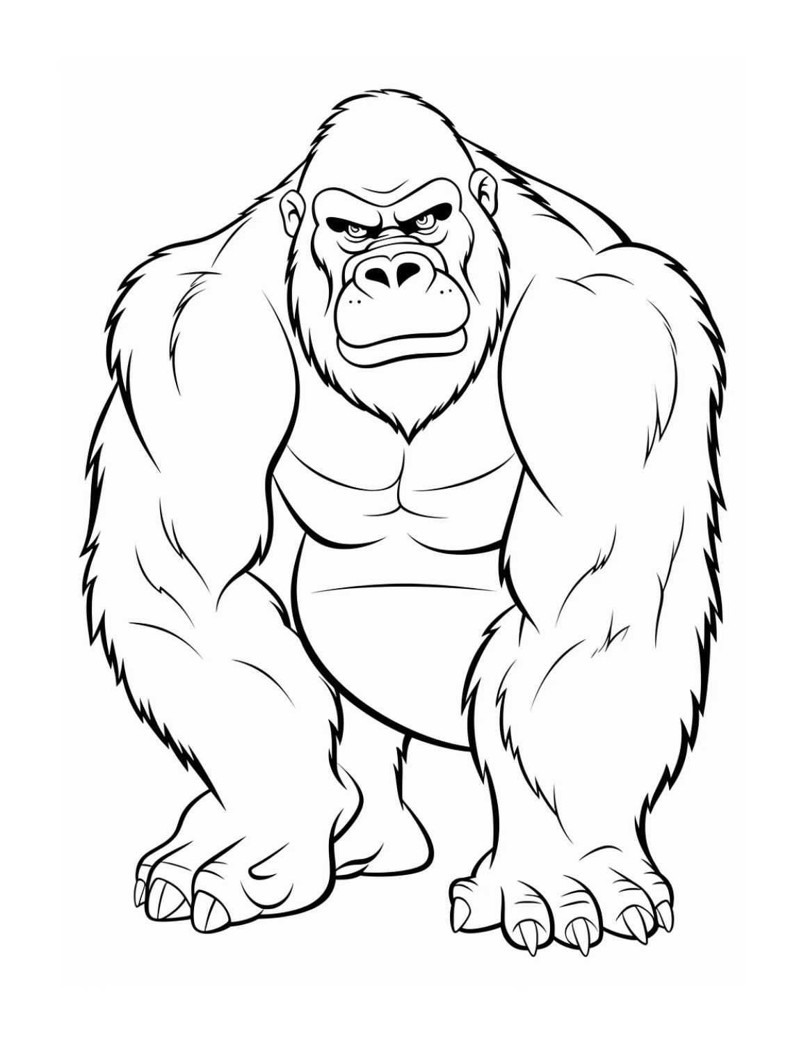 Free printable monkey coloring pages skip to my lou