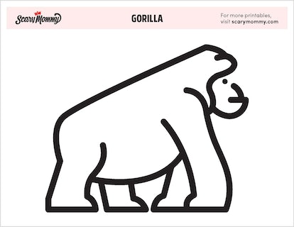 Quit monkeying around and print out these gorilla coloring pages