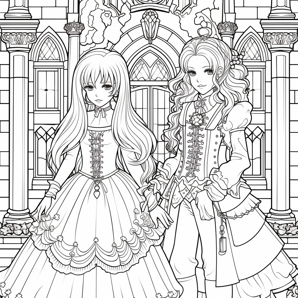 Gothic coloring pages