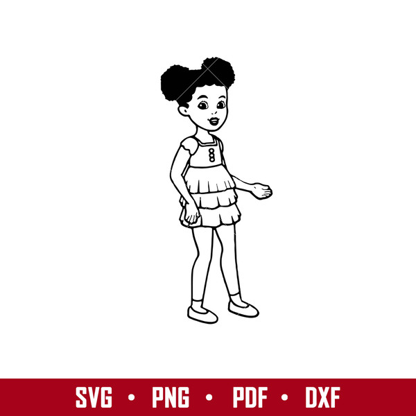 Gracies corner girl outline svg gracies corner clipart g