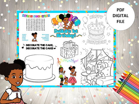 Gracies corner placemat partiesfun