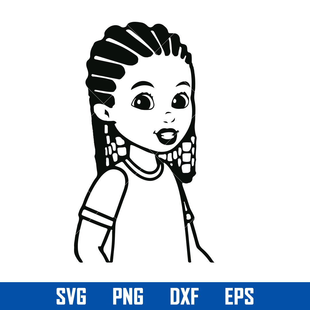 Gracies girl outline svg gracies corner clipart gracies