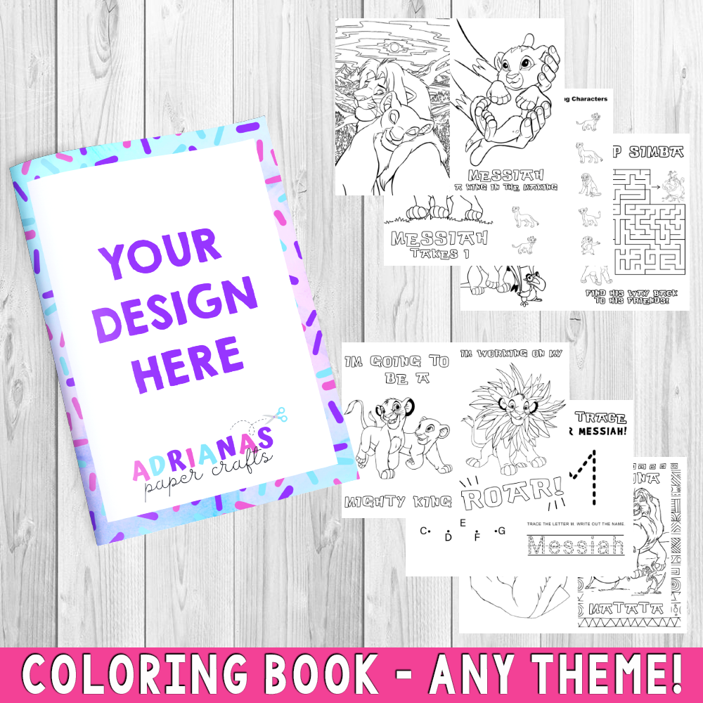 Printable coloring book â adrianas paper crafts