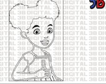 Coloring sheet gracies corner activity sheet svg digital download for cutting diy art