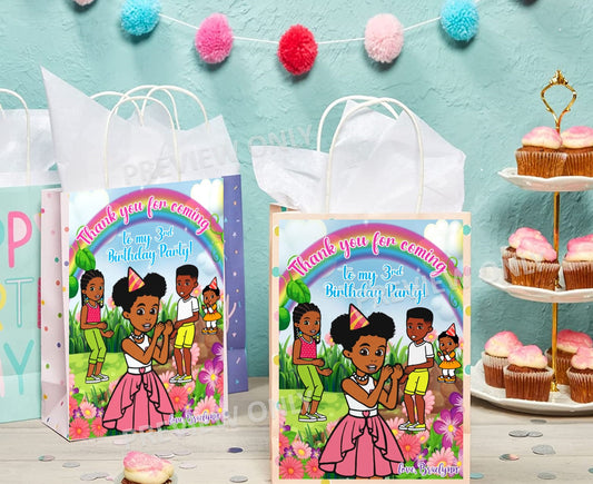 Gracies corner birthday party digital coloring page