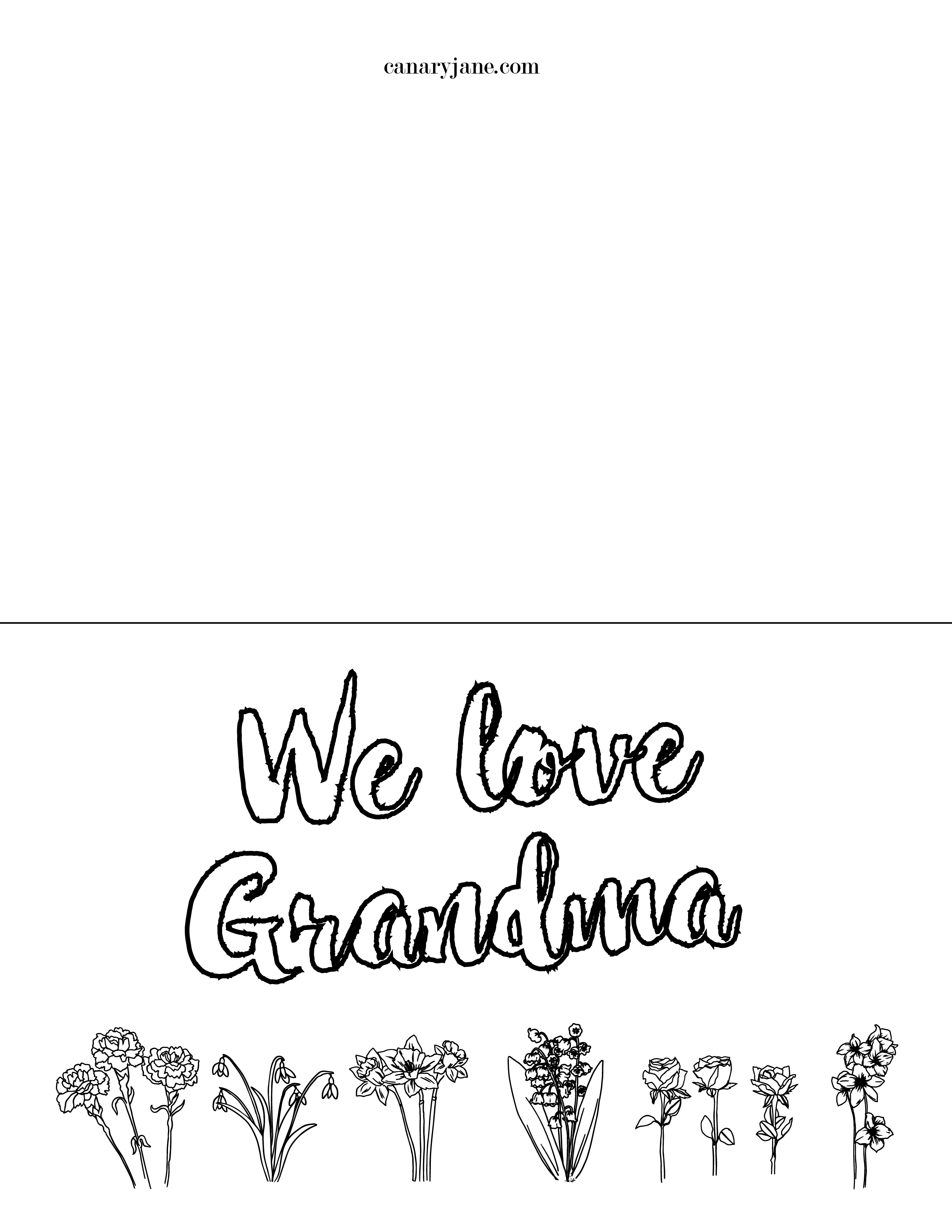 Free printable coloring pages for mothers day and grandma