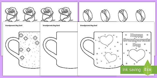 Easy grandparents day card celebrations year
