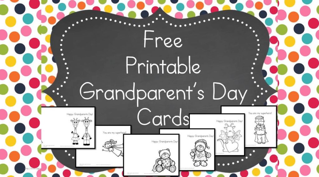 Printable grandparents day cards mrs karles sight and sound reading