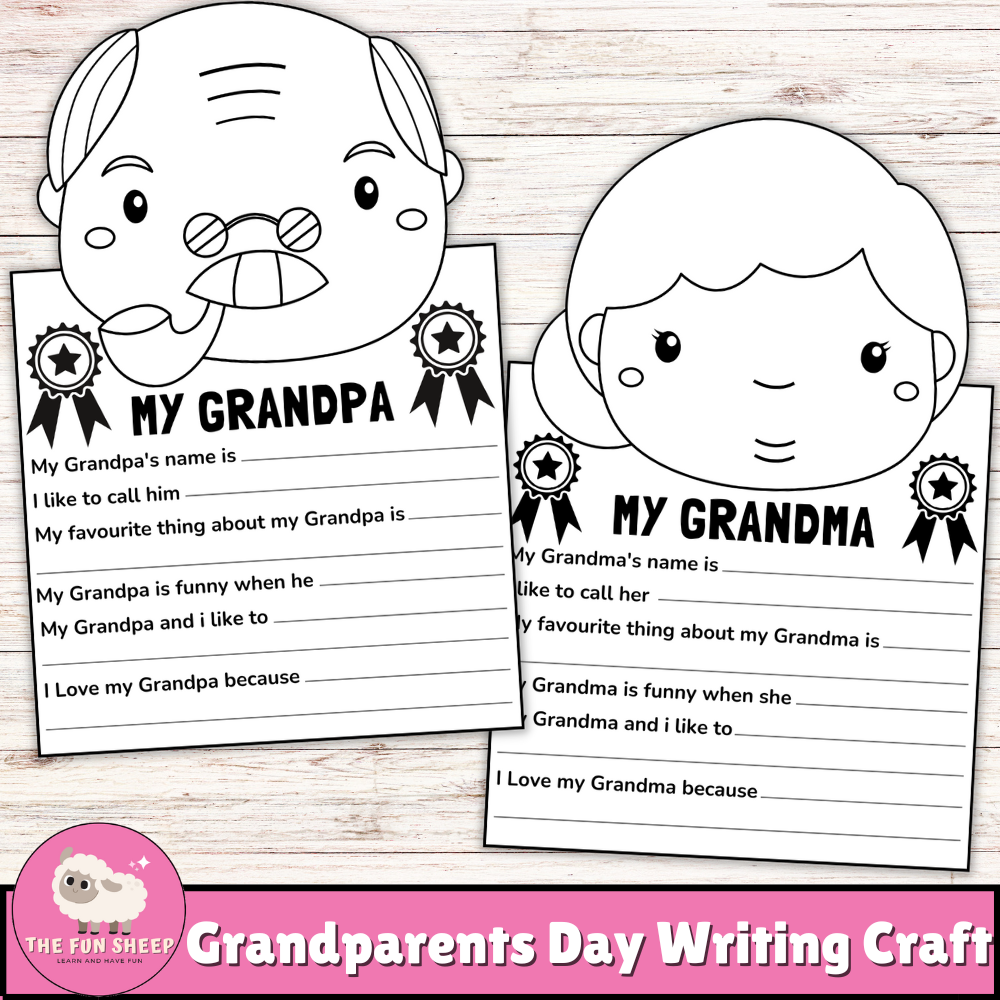 Grandparents day writing craft grandparents day keepsake writing activity made by teachers