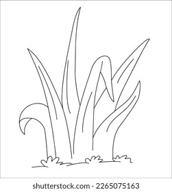 Grass coloring page stock photos and pictures