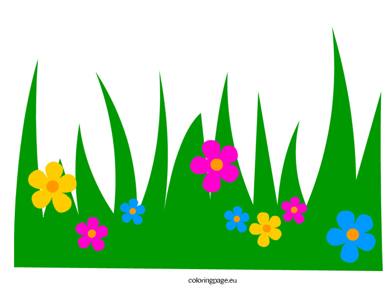 Printable grass template