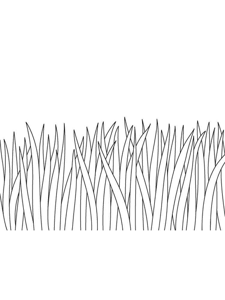 Grass coloring pages
