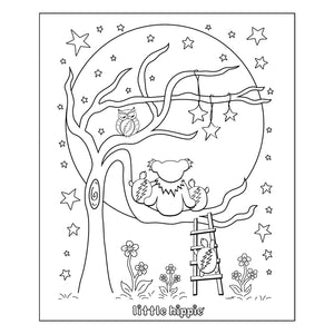 Grateful coloring pages â little hippie