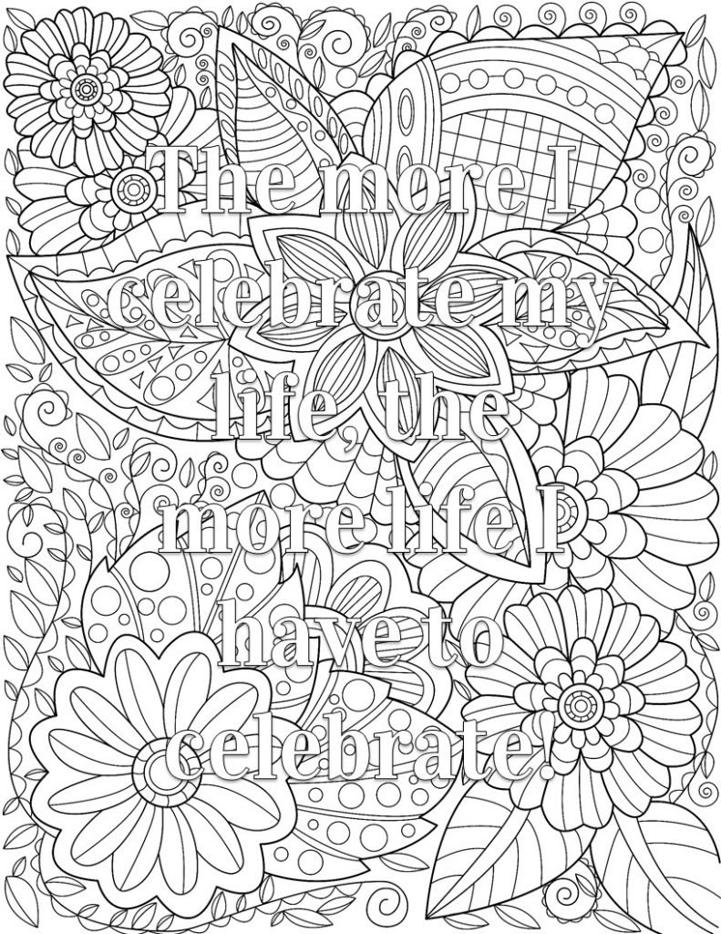 Free printable gratitude coloring pages