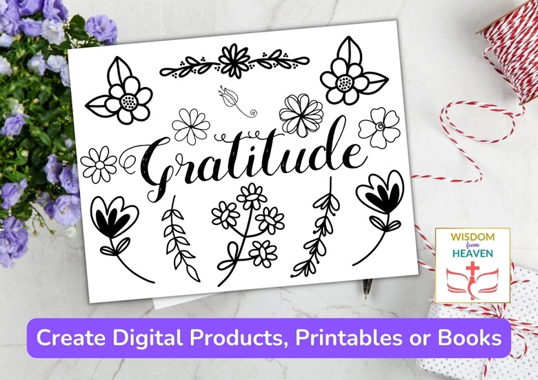 Gratitude coloring pages