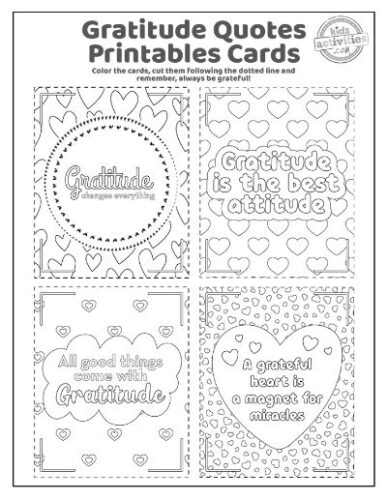 Gratitude coloring pages to practice thankfulness