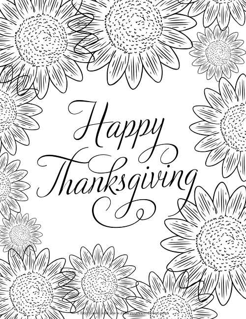 Printable gratitude coloring pages