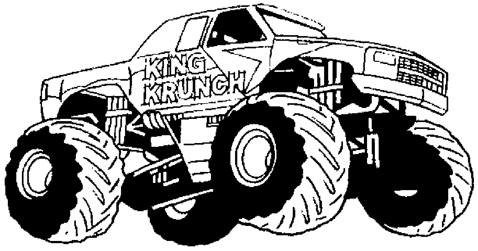 Monster jam coloring pages