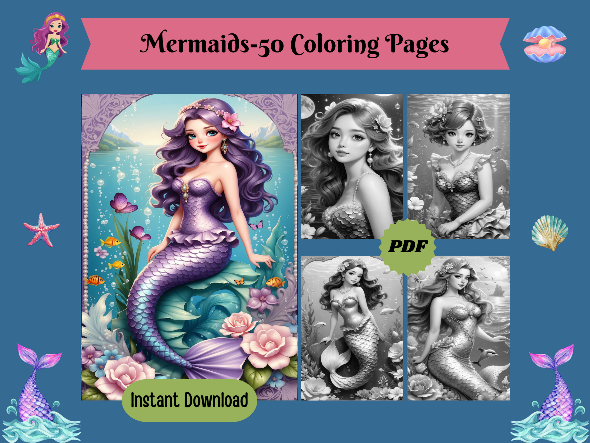 Beautiful mermaids