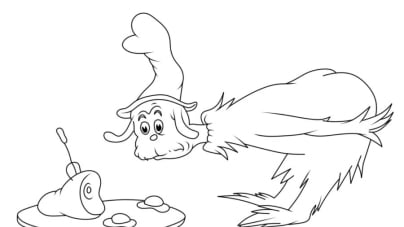 Green eggs and ham coloring pages