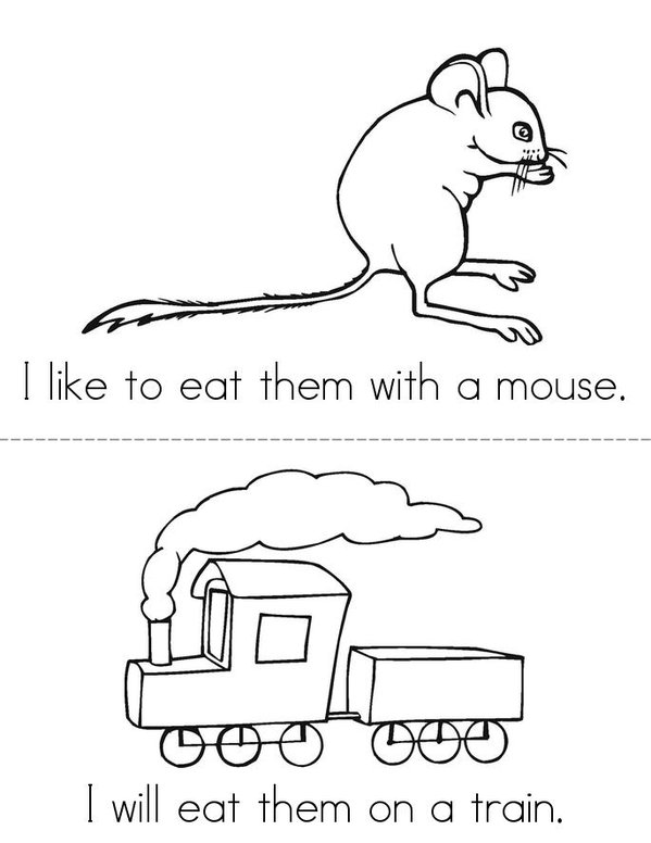 Green eggs and ham book