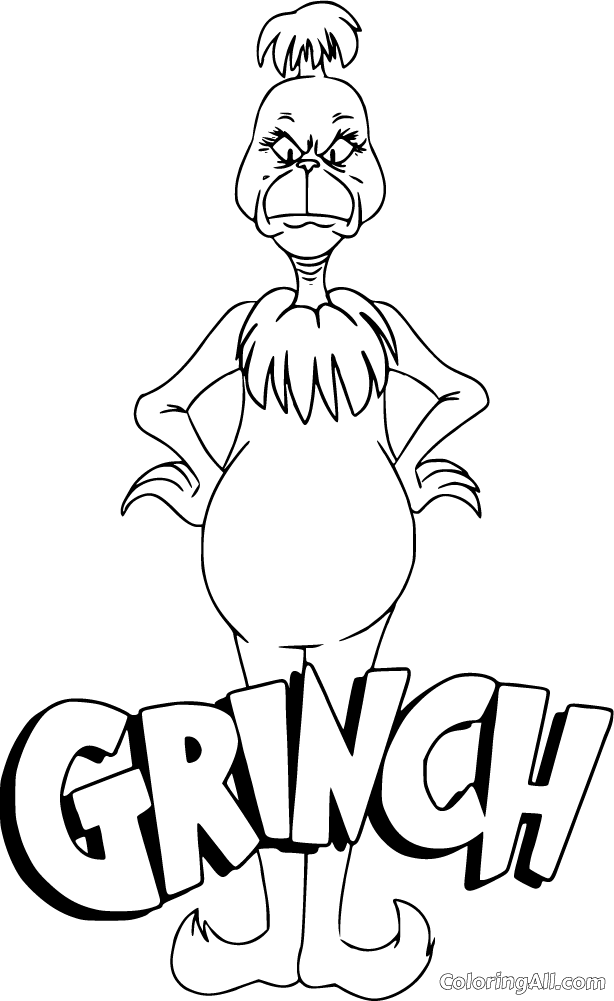 Grinch coloring pages