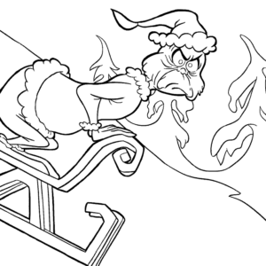Grinch coloring pages printable for free download