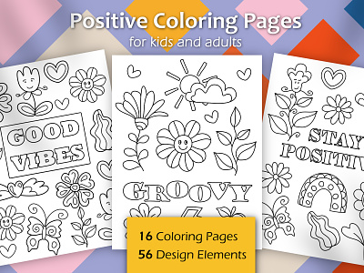 Big collection of positive groovy coloring pages by im christina tim on