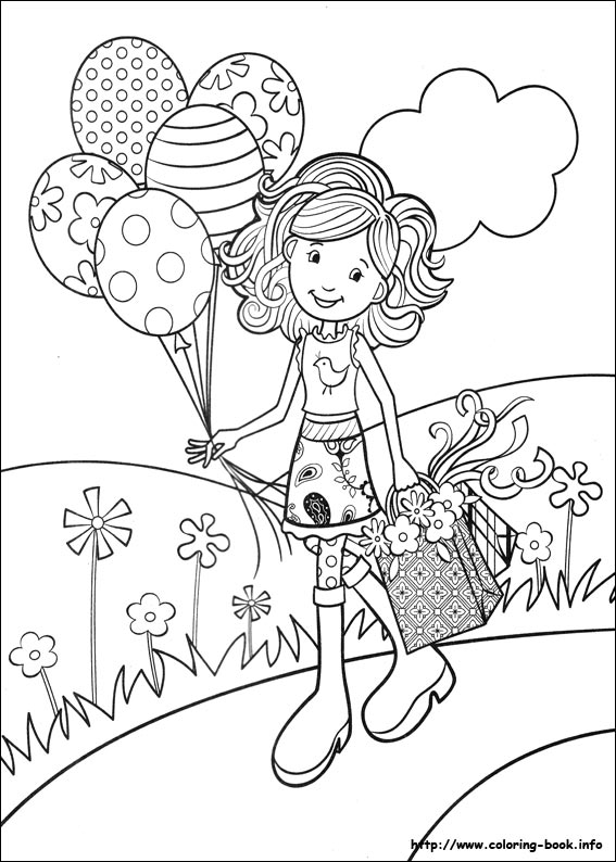 Groovy girls coloring picture