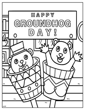 Groundhog day coloring pages groundhog day coloring sheets activity worksheets