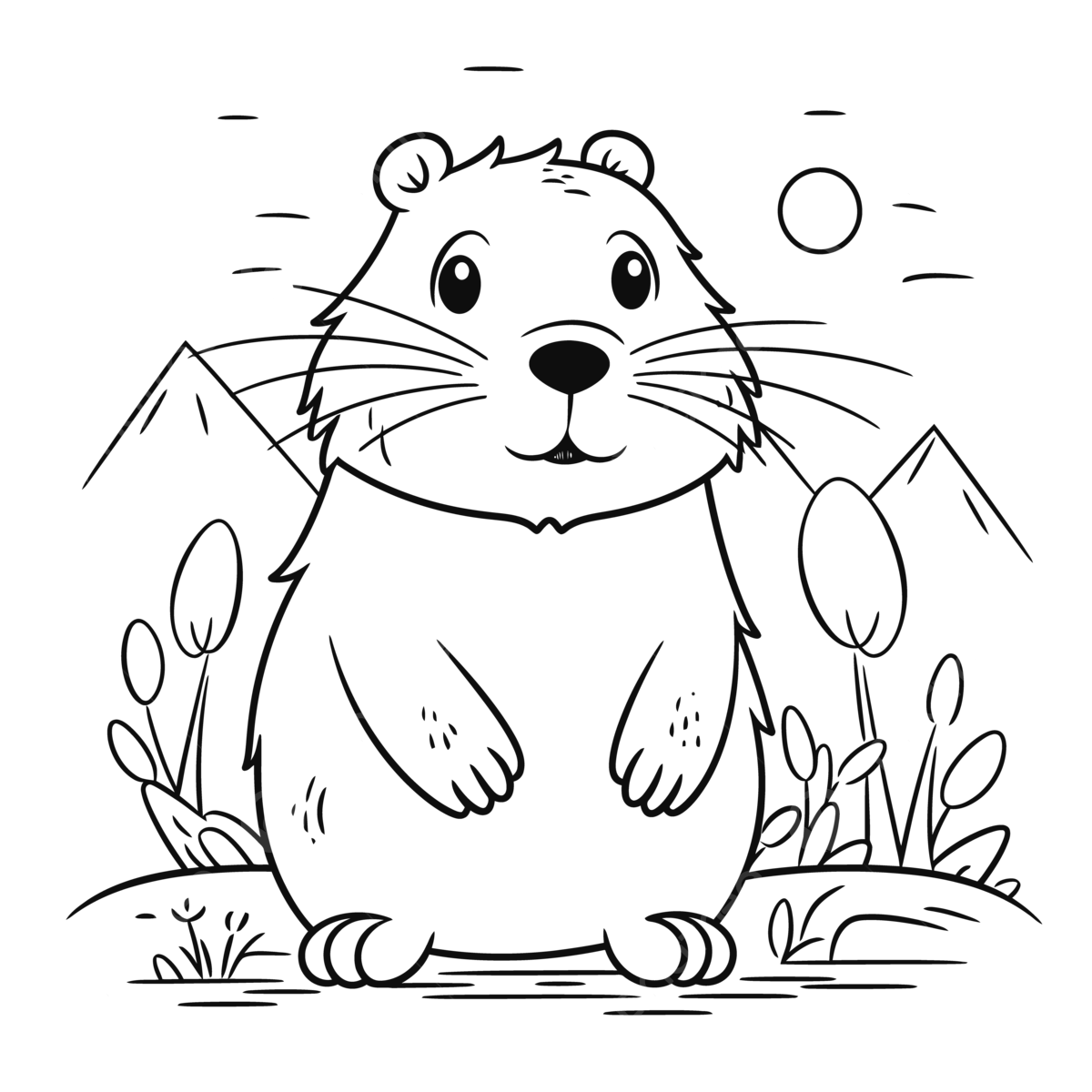 Beaver coloring page for kids at free printable coloring pages cartoon beaver outline sketch drawing vector car drawing cartoon drawing wing drawing png and vector with transparent background for free download