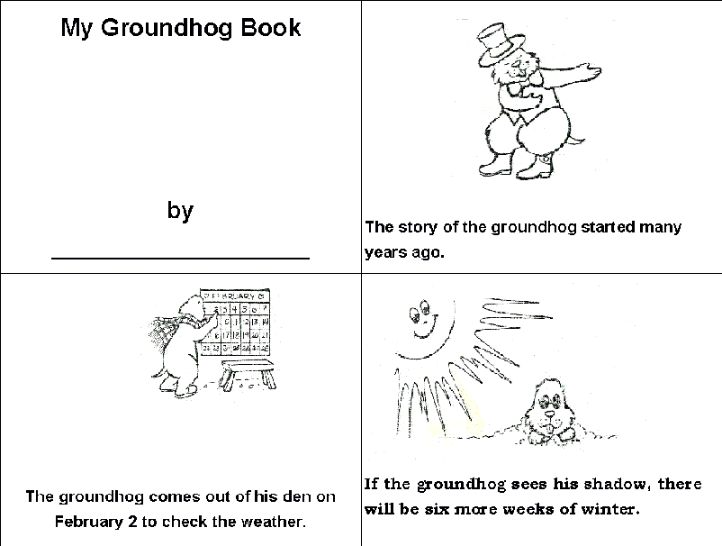 Fun groundhog day activities and printables for preschoolers