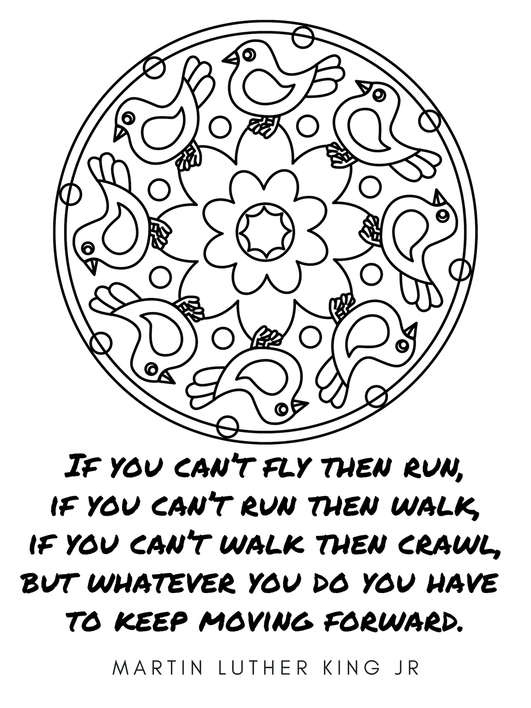 Growth mindset coloring poster freebie
