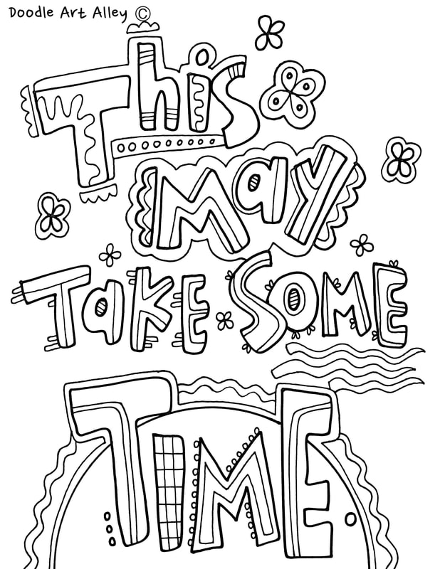 Growth mindset coloring pages