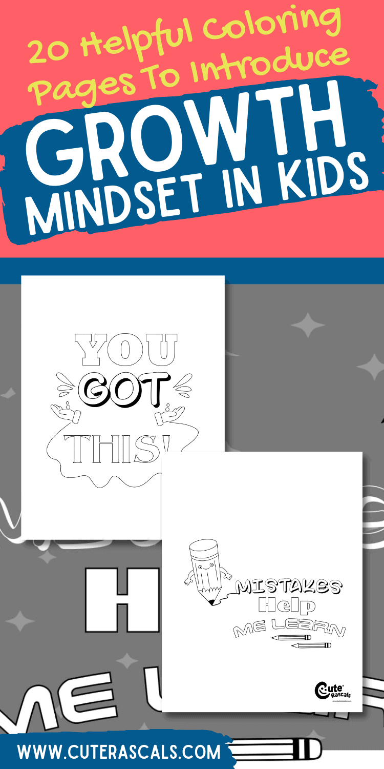Helpful growth mindset coloring pages for kids you need to introduce