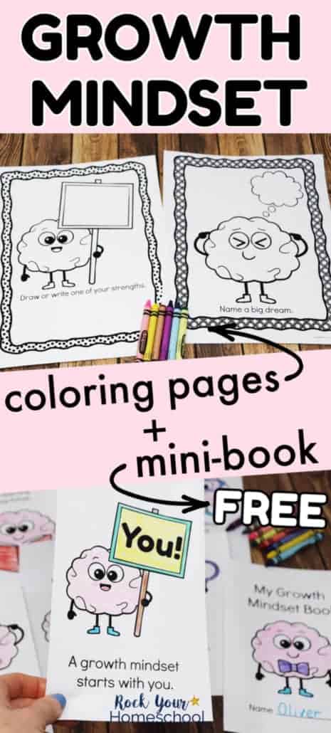 Free growth mindset coloring activities kids will love