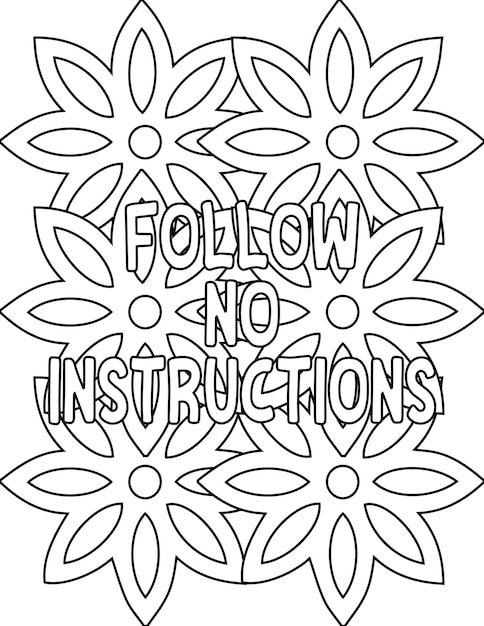 Premium vector growth mindset coloring pages floral coloring pages for personal growth for kids and adults