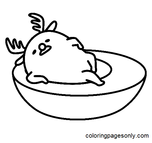 Gudetama coloring pages printable for free download
