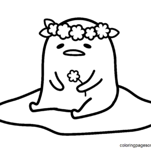 Gudetama coloring pages printable for free download
